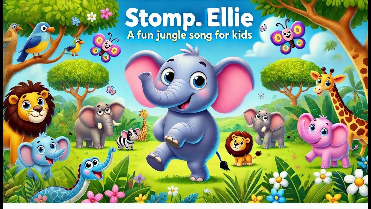 Elephant Stomp Song! | Nursery Rhymes for kids | Let's have Fun!